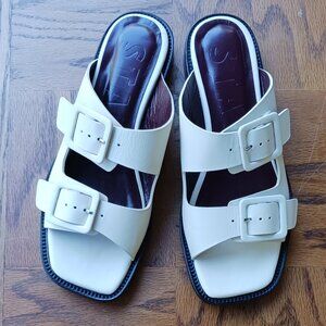 STAUD Remi Leather Sandals